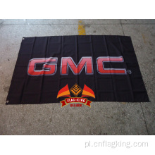 GMC Podróż służbowa flaga samochodu poliester 90*150 cm baner gmcc